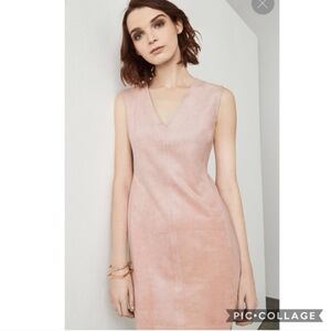BCBGMaxAzria Malina Faux-Suede Dress, Sz S